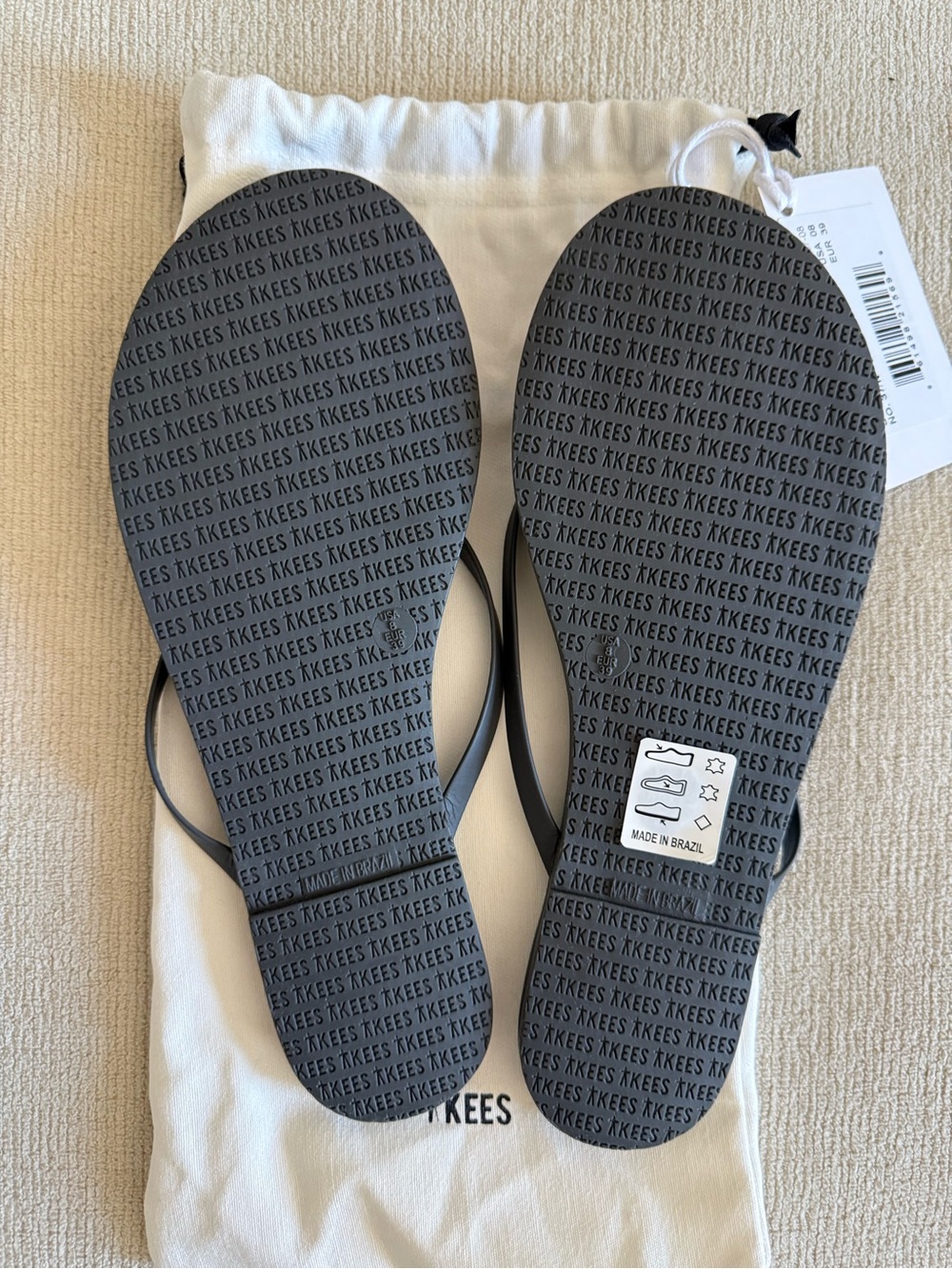 TKEES Lily Sandal Washed Black No. 37 - Picture 3 of 5